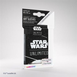 Gamegenic - Star Wars: Unlimited - Art Sleeves Card Back White